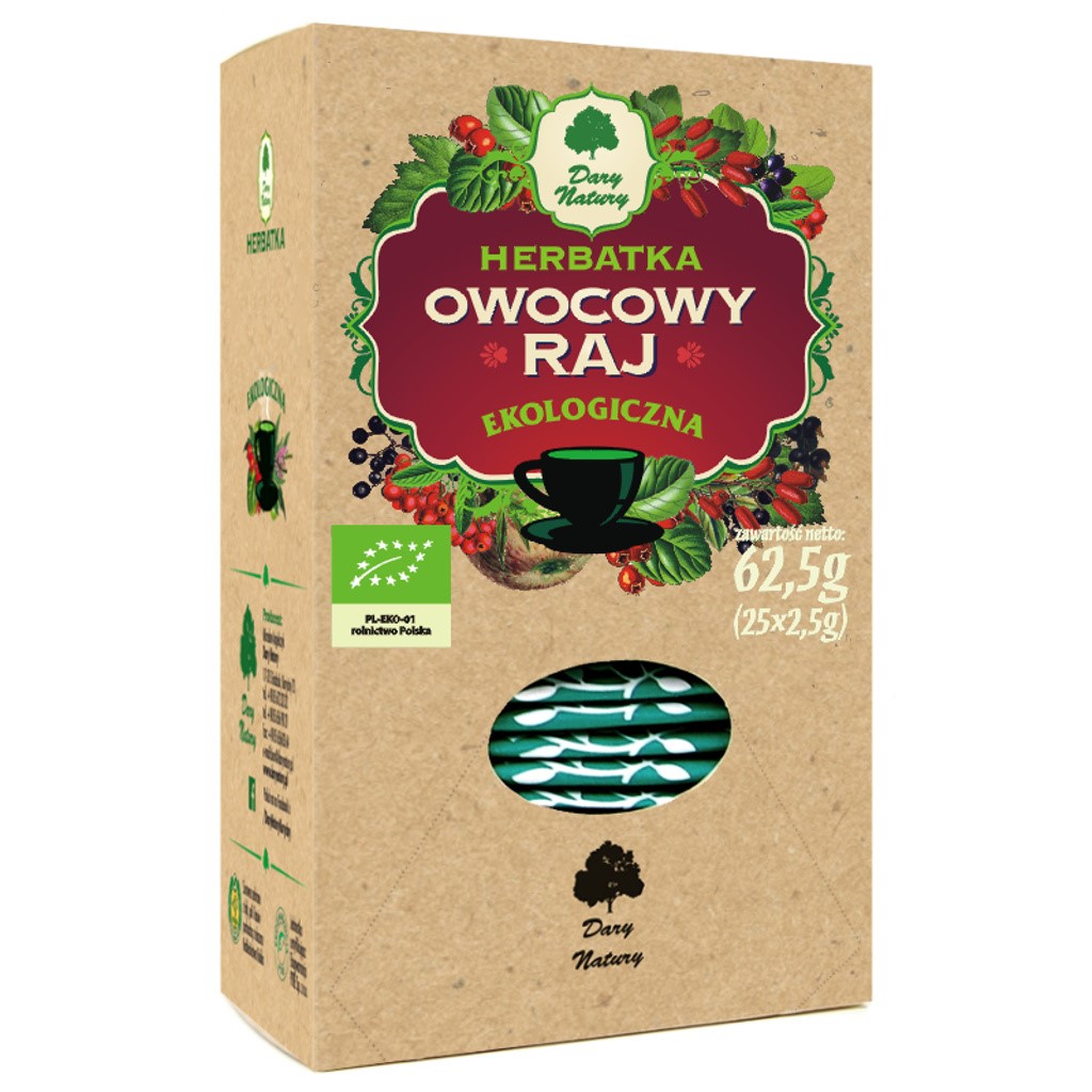 Dary Natury Herb. Owocowy Raj- 25x 2,5g