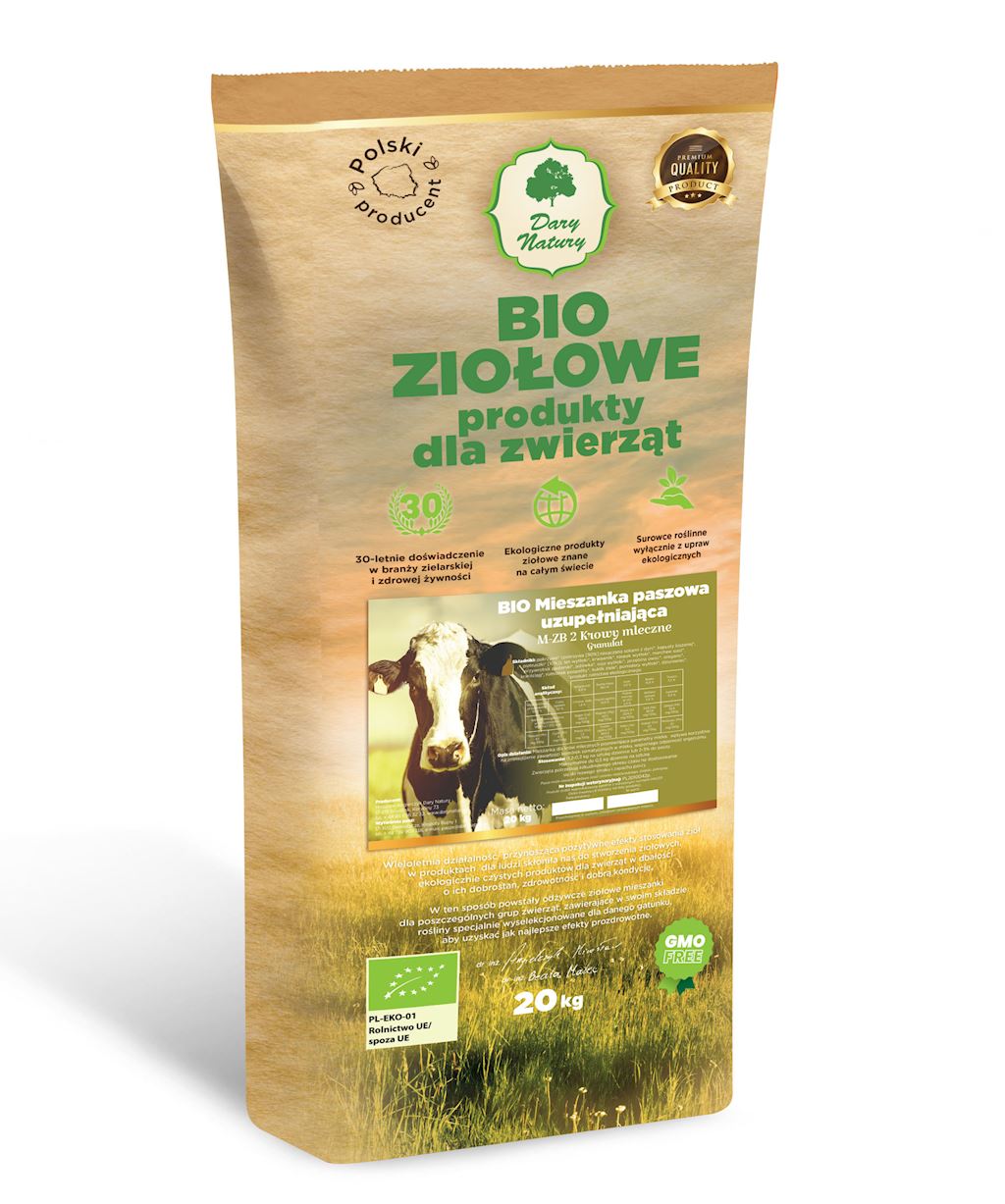 BIO Mieszanka paszowa uzupełniająca M-Z B2 Krowy mleczne Granulat 20kg