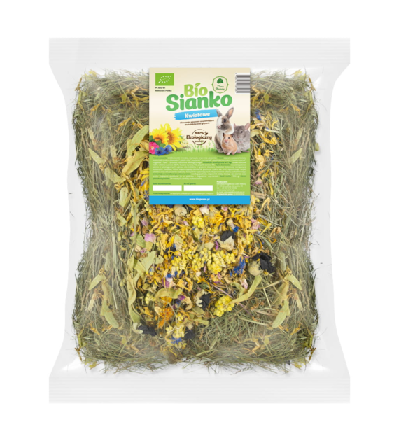 BIO Sianko kwiatowe dla królików i gryzoni 500g