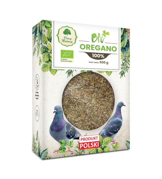 BIO Oregano 100% dla gołębi 500g
