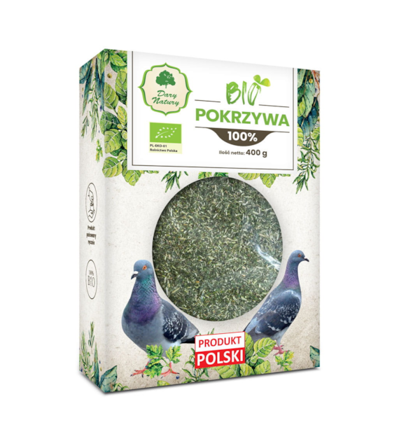 BIO Pokrzywa 100% dla gołębi 400g