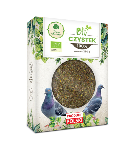BIO Czystek 100% dla gołębi 250g