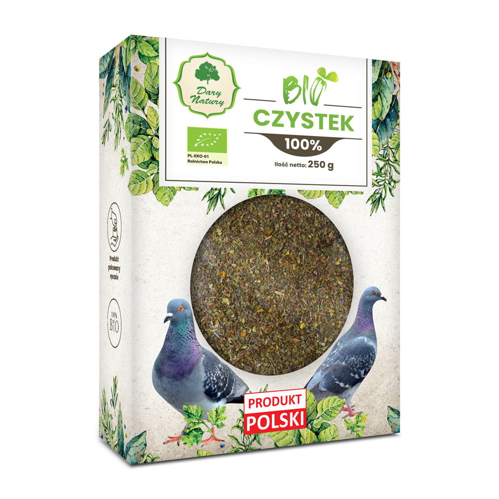 BIO Czystek 100% dla gołębi 250g