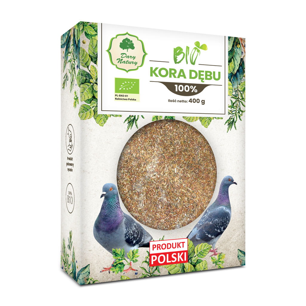 BIO DĄB KORA 100% DLA GOŁĘBI