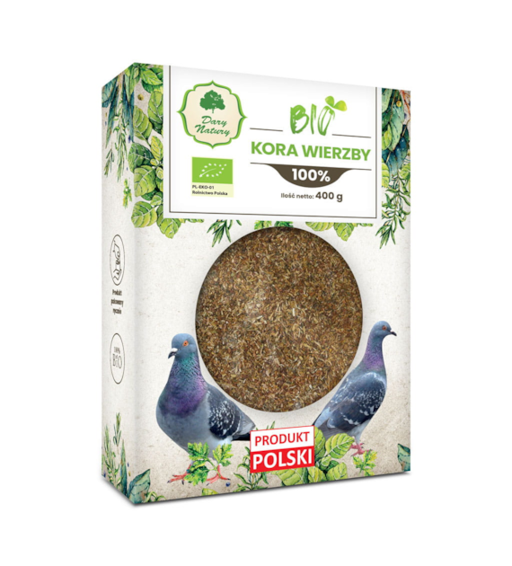 BIO Wierzba kora 100% dla gołębi 400g