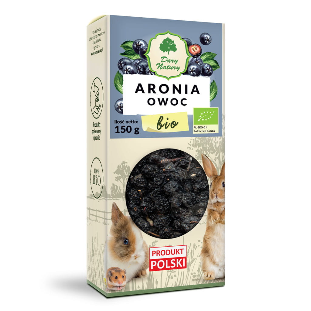 BIO Aronia owoc 150 g dla królików i gryzoni