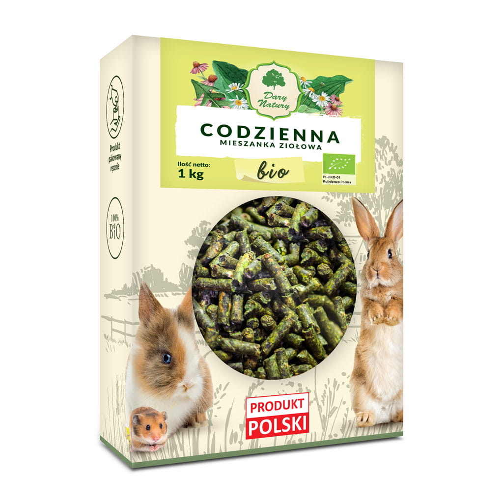 BIO Codzienna 1 kg dla królików i gryzoni