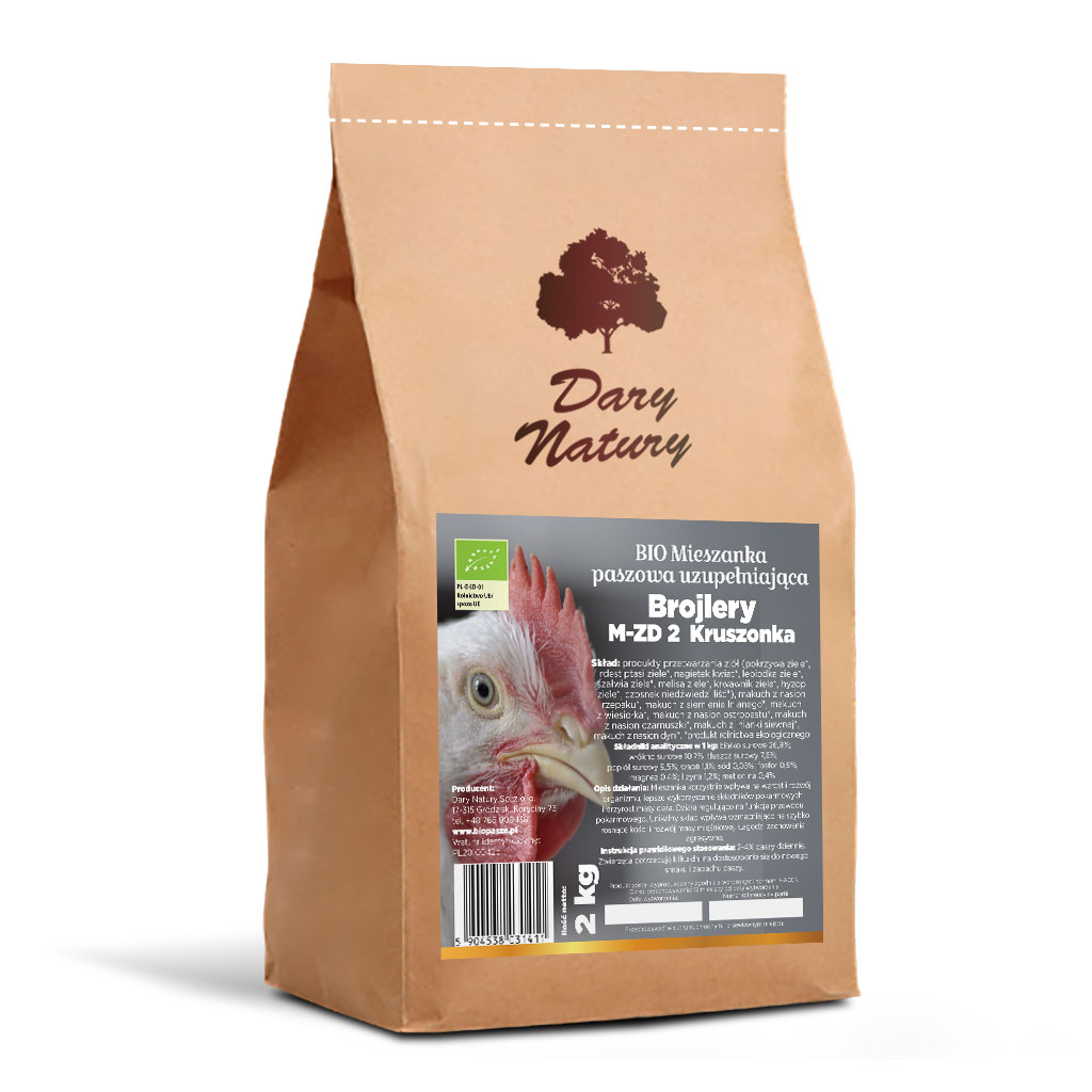 Bio Mieszanka paszowa uzupełniająca M-Z D2 Brojler kruszonka 2kg