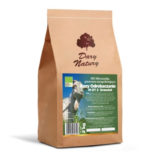 Bio Mieszanka paszowa uzupełniająca M-Z Y2 Kozy Odrobaczanie granulat 2 kg