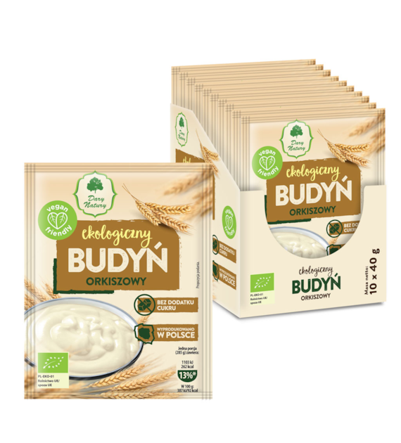 Budyń Orkiszowy EKO 10x40g
