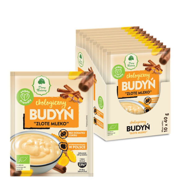 Budyń  złote mleko  EKO 10x40g
