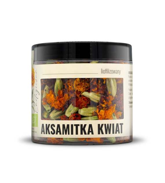 Aksamitka kwiat Liofilizowany EKO 50g
